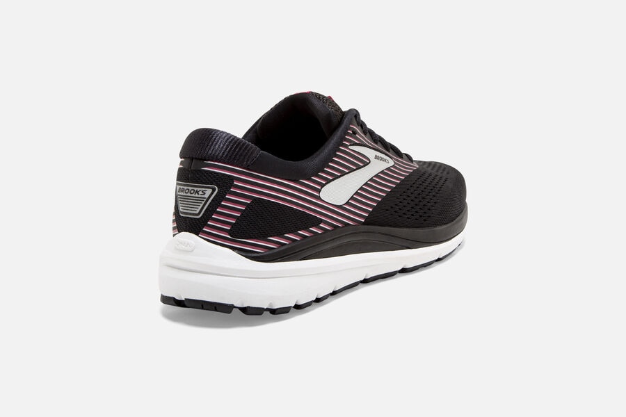 Brooks Addiction 14 Road Running Shoes Womens Black/Pink/Silver 217398-KIL